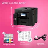 Epson EcoTank ET-5850 all-in-one inkjetprinter met faxfunctie Zwart, Scannen, Kopiëren, Faxen, LAN, Wi-Fi