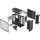 Fractal Design Meshify 3 XL big tower behuizing Zwart | 2x USB-A | 1x USB-C | Tempered Glass