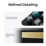 Keychron Q13 Ultra-P4 8K Wireless Custom Mechanical Keyboard Wit, US lay-out (QWERTY), Keychron Silk POM Banana, 96%, RGB, Hot swap, 8K, 2.4 GHz | Bluetooth 5.2 | USB-C