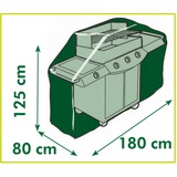 Nature Beschermhoes voor gasbarbecue afdekking Grijs