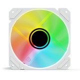 Sharkoon SHARK Mirror RGB PWM Reverse case fan Wit, 120 x 120 x 25 mm