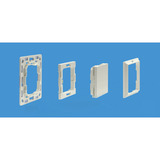 Shelly BLU Wall Switch 4 + Gira/Merten adapter schakelaar Wit, Bluetooth 4.2