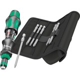 Wera Kraftform Kompakt 20 Tool Finder 2 met etui bitset Zwart/groen, 13-delig