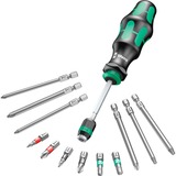 Wera Kraftform Kompakt 20 Tool Finder 2 met etui bitset Zwart/groen, 13-delig