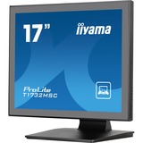 iiyama ProLite T1732MSC-B1SAG 17" touchscreen monitor Zwart (mat), VGA, DisplayPort, HDMI, Touch