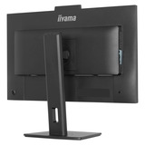 iiyama ProLite XB2797QSNPH-B1 27" monitor Zwart, HDMI, DisplayPort, USB-C, LAN, Audio, Webcam