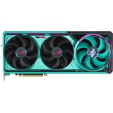 ASUS GeForce RTX 5080 ROG ASTRAL GAMING OC Hatsune Miku Edition grafische kaart Turquoise, DLSS 4, 3x DisplayPort, 2x HDMI 2.1
