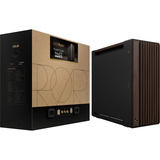 ASUS ProArt PA602 Wood Edition Retro Brown - Metal Panel big tower behuizing Bruin/houtkleur | 4x USB-A | 1x USB-C