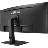 ASUS VA34VCPSR 34" Curved UltraWide monitor Zwart, 100 Hz, HDMI, DisplayPort, Audio, LAN, USB-C
