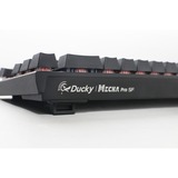 Ducky Mecha Pro SF RGB mechanisch toetsenbord Zwart, US lay-out (QWERTY), Cherry MX Speed Silver, 65%, RGB leds, PBT double-shot