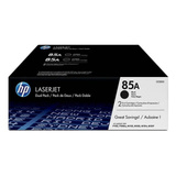 HP 85A zwarte LaserJet tonercartridge (CE285AD) Zwart, Zwart, 2 stuks, Retail
