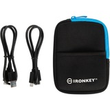 Kingston IronKey Vault Privacy 80 1.92 TB externe SSD Blauw/zwart, IKVP80ES/1920G, USB-C