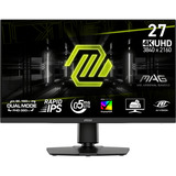 MSI MAG 272URDF E16 27" 4K UHD gaming monitor Zwart, 2x HDMI, DisplayPort, 2x USB-A, USB-B, 160 Hz / 320 Hz