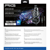 Nacon RIG 300 PRO HS over-ear gaming headset Zwart, PlayStation 4, PlayStation 5, Xbox, Nintendo Switch, Pc