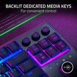 Razer Ornata V3 TKL RGB mechanisch gaming toetsenbord Zwart, US lay-out (QWERTY), Razer Hybrid-Mecha-Membrane, 80% (TKL)	