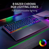 Razer Ornata V3 TKL, gaming toetsenbord Zwart, US lay-out, Razer Hybrid-Mecha-Membrane