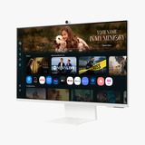 Samsung M8 32" Smart Monitor M80F UHD 4K Wit, 1x HDMI, 1x USB-C, 2x USB-A, Wi-Fi, BT, Webcam