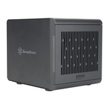 SilverStone TS434U externe behuizing Zwart