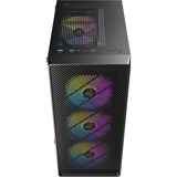 Antec AX26 RGB Elite midi tower behuizing Zwart | 3x USB-A | Tempered Glass