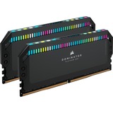 Corsair 32 GB DDR5-6400 Kit werkgeheugen Zwart, CMT32GX5M2B6400C32, Dominator Platinum RGB, XMP 3.0