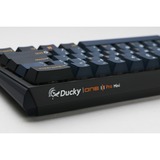 Ducky One 3 Pro Mini RGB mechanisch gaming toetsenbord Zwart, US lay-out (QWERTY), Cherry MX2A Speed Silver, 60%, RGB led, Double-shot PBT, QUACK Mechanics, hot swap