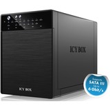 ICY BOX IB-RD3640SU3 externe behuizing Zwart