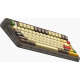 Iqunix OG80 Happy Ape Wireless Mechanical Keyboard Zwart, US lay-out (QWERTY), IQUNIX Moonstone, 80% (TKL)	, RGB leds, Hot-swappable, PBT, 2.4GHz | Bluetooth 5.1 | USB-C
