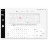 Iqunix OG80 Happy Ape Wireless Mechanical Keyboard Zwart, US lay-out (QWERTY), IQUNIX Moonstone, 80% (TKL)	, RGB leds, Hot-swappable, PBT, 2.4GHz | Bluetooth 5.1 | USB-C