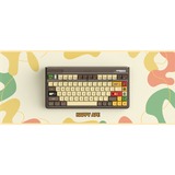 Iqunix OG80 Happy Ape Wireless Mechanical Keyboard Zwart, US lay-out (QWERTY), IQUNIX Moonstone, 80% (TKL)	, RGB leds, Hot-swappable, PBT, 2.4GHz | Bluetooth 5.1 | USB-C
