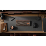 Keychron K3 Max-H3W All-Wood Special Edition RGB mechanisch toetsenbord Houtkleur, US lay-out (QWERTY), Keychron Milk POM Brown, 75%, RGB leds, Double-shot PBT, hot swap, 2.4GHz | Bluetooth 5.1 | USB-C