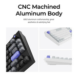 Keychron Q1 HE 8K Magnetic Switch Keyboard Zwart, US lay-out (QWERTY), Keychron Ultra-Fast Lime, 75%, RGB, Hot swap, 8K