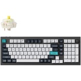 Keychron Q5 Max-M4 RGB mechanisch toetsenbord Zwart, US lay-out (QWERTY), Gateron Jupiter Banana, 96%, RGB leds, KSA double-shot PBT, hot swap, Knob, 2.4GHz | Bluetooth 5.1 | USB-C