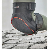 Kneetek SAFETEK KevSafe kniebescherming Zwart/rood