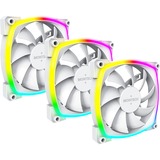 Montech AX120 fan PWM 3-pack RGB case fans Wit, 3 stuks, 120 x 120 x 25 mm