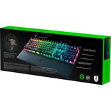 Razer Huntsman V3 Pro, gaming toetsenbord Zwart, US lay-out, Razer Analog Optical, Razer Analog Optical v2, RGB leds, Doubleshot PBT