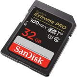 SanDisk Extreme PRO SDHC 32 GB geheugenkaart Zwart, UHS-I, Class 10, U3, V30