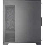 SilverStone Lucid 05 mini tower behuizing Zwart | 2x USB-A | 1x USB-C | RGB | Tempered Glass