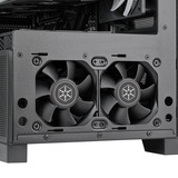 SilverStone Lucid 05 mini tower behuizing Zwart | 2x USB-A | 1x USB-C | RGB | Tempered Glass