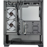 SilverStone Lucid 05 mini tower behuizing Zwart | 2x USB-A | 1x USB-C | RGB | Tempered Glass