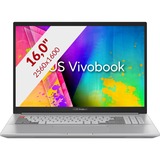 ASUS VivoBook Pro 16X N7600PC-KV203W 16" laptop Zilver | Core i5-11300H | RTX 3050 | 16 GB | 512 GB SSD