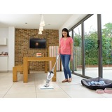 BLACK+DECKER BHSM168D 1600W Steam-mop met deltavoet en 8 accessoires stoomreiniger Zilver/wit