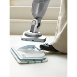 BLACK+DECKER BHSM168D 1600W Steam-mop met deltavoet en 8 accessoires stoomreiniger Zilver/wit