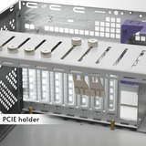 Chieftec UNC-409S-AIO-OP rack behuizing Zwart
