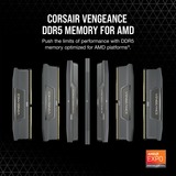Corsair 32 GB DDR5-6000 (2x 16 GB) Kit werkgeheugen Grijs, CMK32GX5M2B6000Z30, Vengeance, EXPO