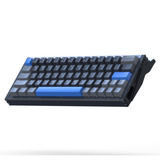 Iqunix EZ63 Magnetic Switch Gaming HE Keyboard, gaming toetsenbord Zwart/blauw, US lay-out, US-International, Gateron Magnetic Jade Pro, 60%, RGB, Double Shot PBT Keycaps