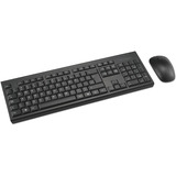 Kensington KM150 EQ Wireless Desktop Set desktopset Zwart, US lay-out (QWERTY), Membraan, 100%, 1200 DPI