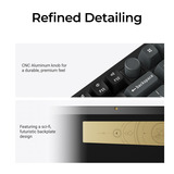 Keychron Q3 Ultra-M4 8K Wireless Custom Mechanical Keyboard Zwart, US lay-out (QWERTY), Keychron Silk POM Banana, 80% (TKL)	, RGB, Hot swap, 8K, 2.4 GHz | Bluetooth 5.2 | USB-C
