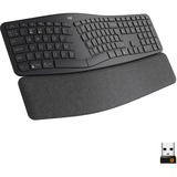 Logitech K860 ERGO Keyboard Zwart, 100%, Bluetooth, US international ISO