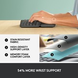 Logitech K860 ERGO Keyboard Zwart, 100%, Bluetooth, US international ISO