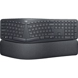 Logitech K860 ERGO Keyboard, toetsenbord Zwart, Bluetooth, US international ISO